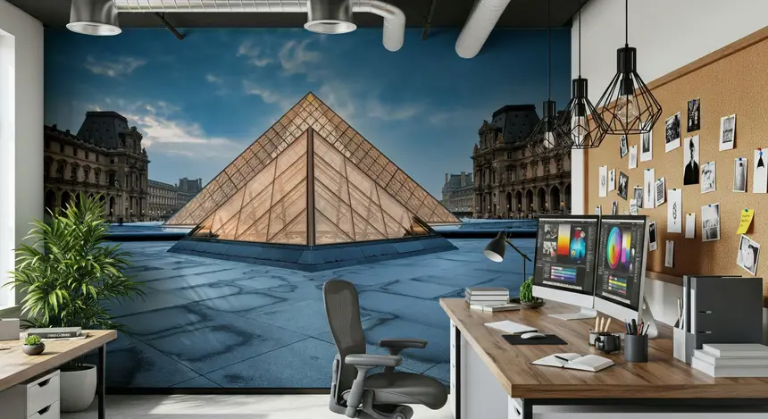 Parisian Pyramid Wall Mural -2259332