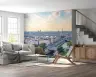 Paris Rooftop View with Notre Dame Gargoyle Wall Mural 8