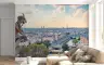 Paris Rooftop View with Notre Dame Gargoyle Wall Mural 6