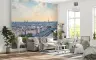 Paris Rooftop View with Notre Dame Gargoyle Wall Mural 7