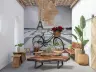 Romantic Parisian Bicycle and Eiffel Tower Mural 6