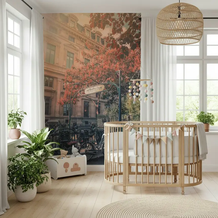 Parisian Metro Charm Wall Mural