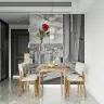 Romantic Red Rose Parisian Cityscape Wall Mural 6