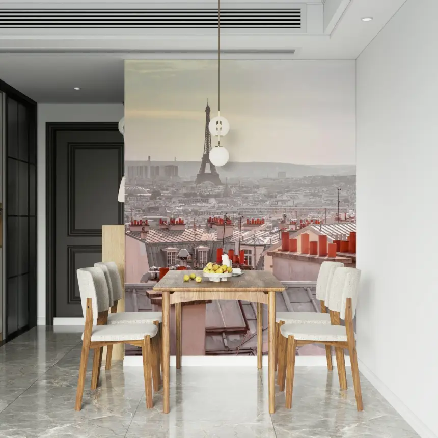 Parisian Rooftops Wall Mural