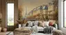 Romantic Parisian Cityscape Wall Mural 8