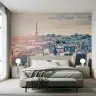 Eiffel Tower Parisian Rooftops Wall Mural 5