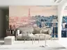 Eiffel Tower Parisian Rooftops Wall Mural 6