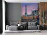 Parisian Evening Street Lamp Wall Mural 6