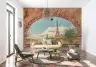 Romantic Parisian Archway Eiffel Tower Wall Mural 7