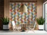 Contemporary Abstract Half-Circle Wallpaper 8