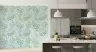 Elegant Pastel Blue Botanical Floral Wallpaper 6