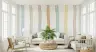Hand-Painted Pastel Vertical Stripe Wall Mural 7