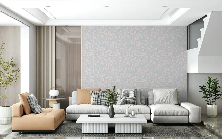 Pastel Floral Serenity Wallpaper