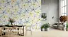 Pastel Abstract Floral Pattern Wall Mural 8