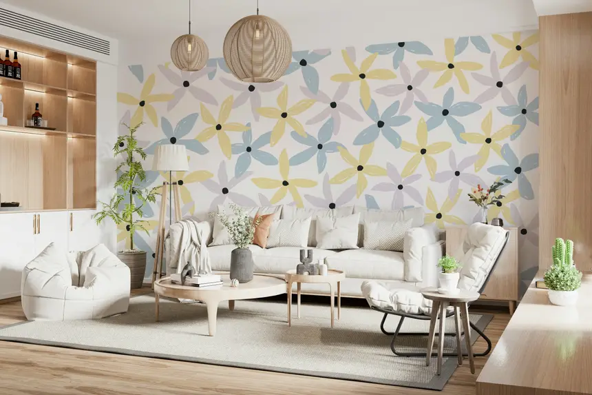 Soft Bloom Wall Mural -2308089