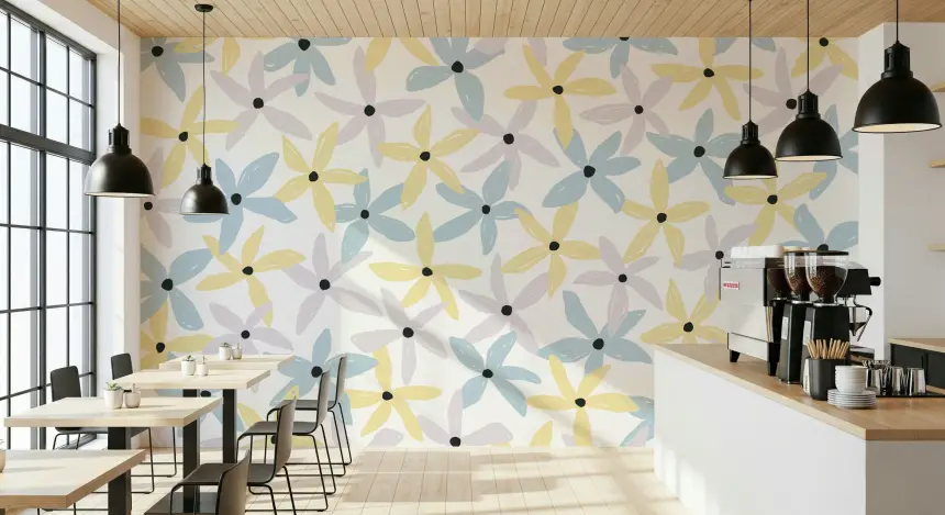 Soft Bloom Wall Mural -2308089