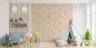 Modern Blush Pink Palm Fan Pattern Wallpaper 5