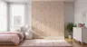 Modern Blush Pink Palm Fan Pattern Wallpaper 6