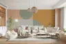 Geometric Harmony Pastel Wall Mural 8