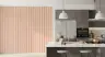 Peach and Cream Vertical Stripe Wallpaper 8