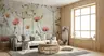 Soft Poppy Botanical Wall Mural 7