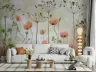 Soft Poppy Botanical Wall Mural 6