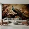 Majestic Peacock Cherry Blossom Wall Mural 6
