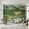 Pichwai Pastoral Forest Wall Mural 8