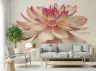 Soft Pink Dahlia Blossom Floral Wall Mural 7