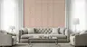 Soft Pink Botanical Leaf Pattern Wallpaper 8