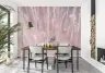 Dreamy Pink Meadow Bokeh Wall Mural 6