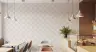 Soft Pink Geometric Lattice Wallpaper 6
