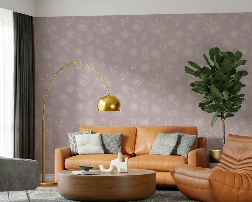 Pink Whisper Florals Wallpaper