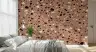 Warm Terrazzo Geometric Wall Mural 7