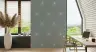 Powder Blue Geometric Radiance Wallpaper 7