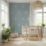 Powder Blue Geometric Radiance Wallpaper 6