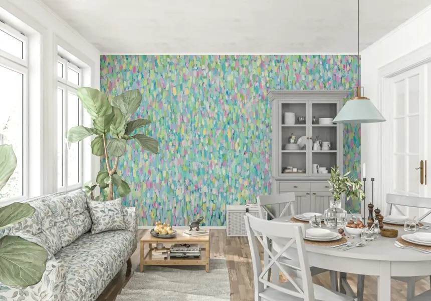 Prismatic Strokes Wall Mural - Gd5488