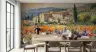 Vibrant Provençal Landscape Watercolor Wall Mural 7