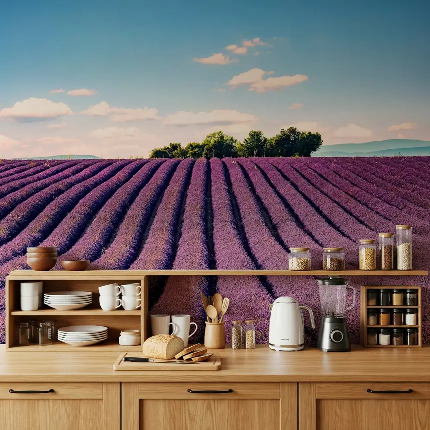 Provence's Purple Haze Wall Mural