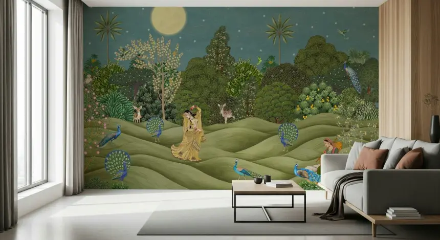 Purnima Paradise Wall Mural