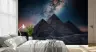 Mystical Pyramids and Milky Way Night Sky Wall Mural 8