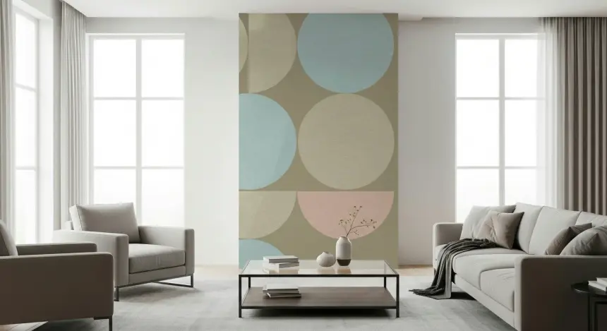 Quiet Geometry Wall Mural