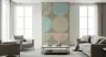 Pastel Geometric Circles Modern Wall Mural 6