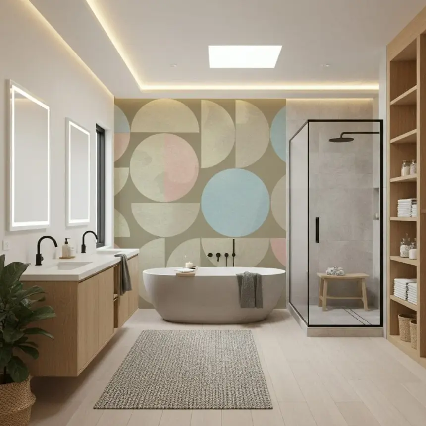 Quiet Geometry Wall Mural