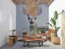Adorable Fawn in Winter Snow Wall Mural 6