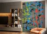 Vibrant Dynamic Abstract Brushstroke Wall Mural 6