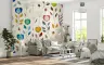 Whimsical Floral Stem Wall Mural 6