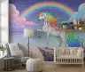 Magical Unicorn Rainbow Sky Wall Mural 7