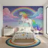 Magical Unicorn Rainbow Sky Wall Mural 6