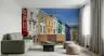 Vibrant European Terraced Houses Wall Mural 7